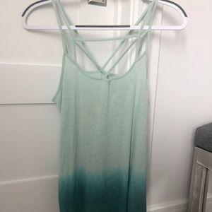 American Eagle Soft & Sexy Strappy Ombré Tank Top